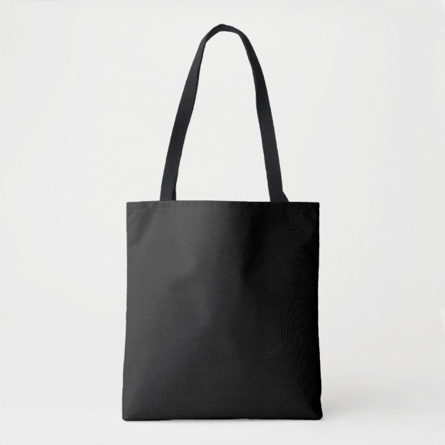Insanely Black (das dunkelste Schwarz) KUNSTBAR Tasche (Vorderseite)