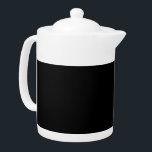 Insanely Black (The Darkest Black) Teapot<br><div class="desc">"Erleben Sie die Teekunst wie nie zuvor mit unserem wahnsinnig schwarzen Teekessel - eine faszinierende Fusion von Ästhetik und Funktionalität. Die Verlockung des dunkelsten Schwarzen, eine Farbe, die kühne Eleganz ausstrahlt und verspricht, eine Aussage auf jedem Tisch zu machen. Dieser Teekessel ist mit Präzision und Leidenschaft gestaltet und ist nicht...</div>