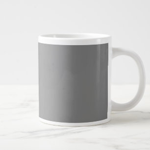 Insanely Gray (The Grauest Gray) CUSTOM Jumbo-Tasse