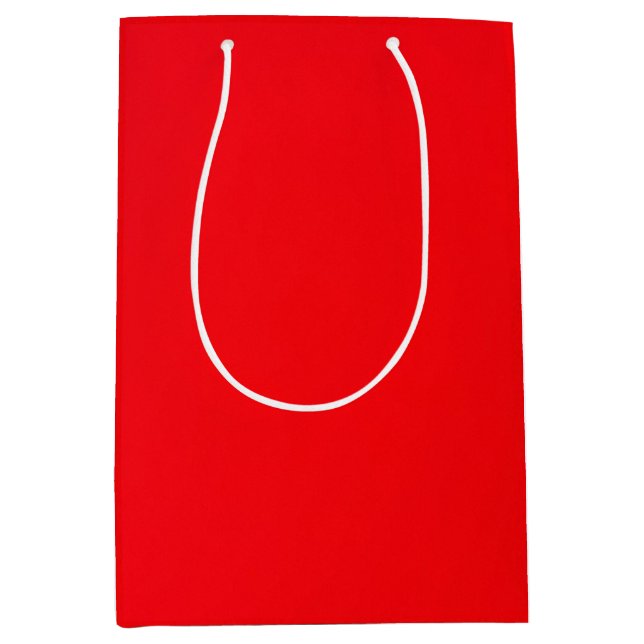 Insanely Red (The Reddes Red) Geschenktasche Mittlere Geschenktüte (Vorderseite)