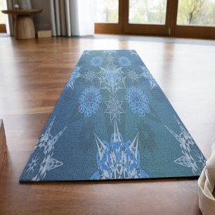 Inschrift der Yantra-Quadrate der Hexa-Dreiecke Yogamatte