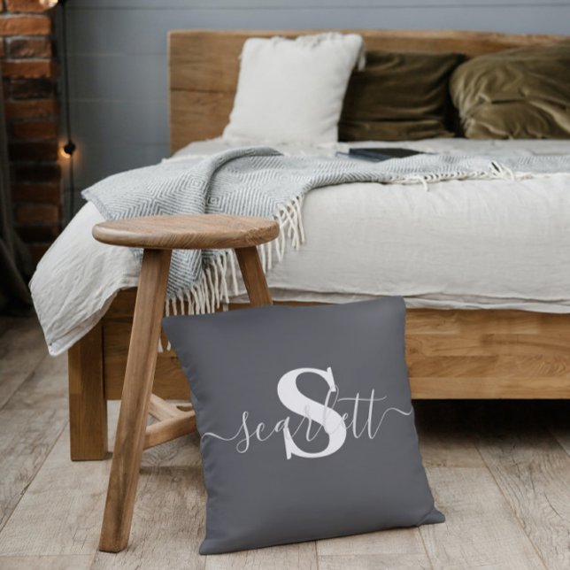 Inscription modifiable Coussins de couleur, Coussi (Créateur téléchargé)