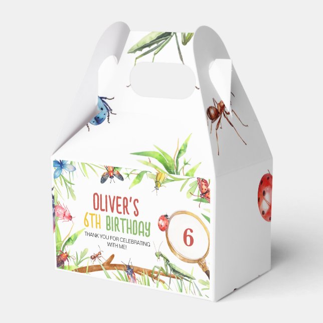 Insect Bugs Birthday Gevor Box Geschenkschachtel (Vorderseite)