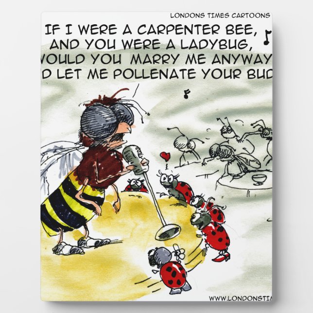 Insect Nightclub Singers Funny Fotoplatte (Vorderseite)