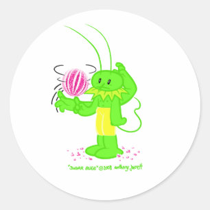 Insecte 1 de sucre aucun autocollant de titre