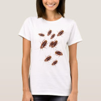 Insectes et T-shirt de cancrelats