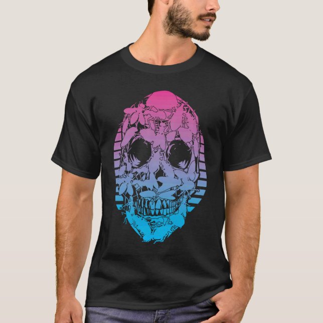 insects Vaporwave Aesthetic T-Shirt (Vorderseite)