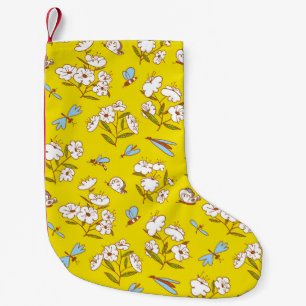 Insekten Blume Schmetterlinge: Sommernahtlose Patt Kleiner Weihnachtsstrumpf