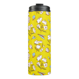 Insekten Blume Schmetterlinge: Sommernahtlose Patt Thermosbecher