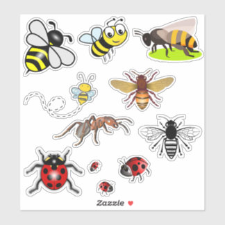 Insekten-Decal-Blätter Aufkleber