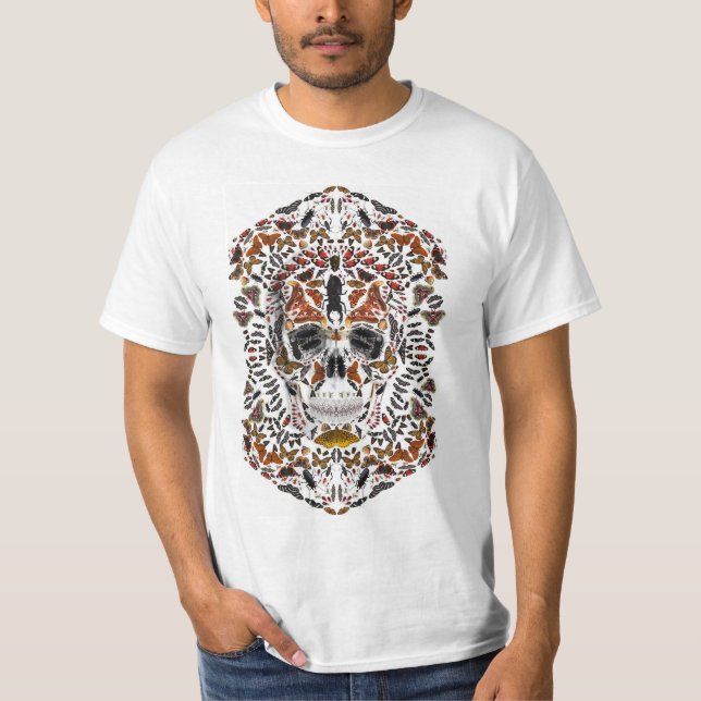 INSEKTEN-SCHÄDEL T-Shirt (Vorderseite)