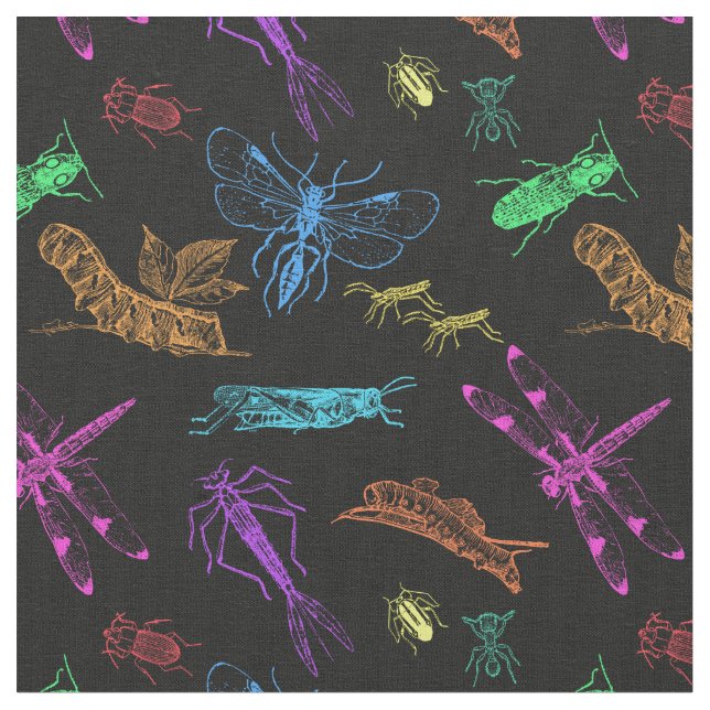 Insekten! Stoff (Nahaufnahme)