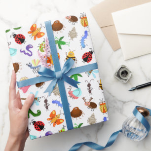 Insekten-Verpackungspapier, Kinder-Insekten-Geburt Geschenkpapier