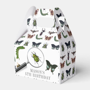 Insekten Vintage Jungen Geburtstag Weiß Geschenkschachtel