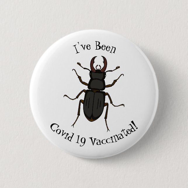 Insektendarstellung Button (Vorderseite)