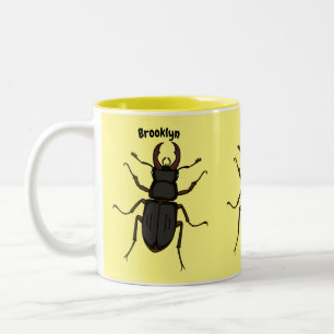 Insektendarstellung Zweifarbige Tasse