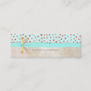 Insektenkarte Mini Visitenkarte