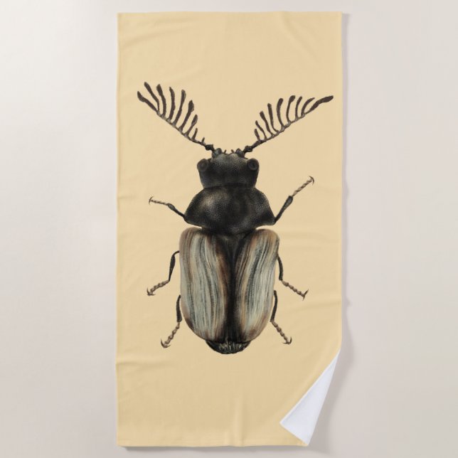 Insektenkunst Strandtuch (Vorderseite)