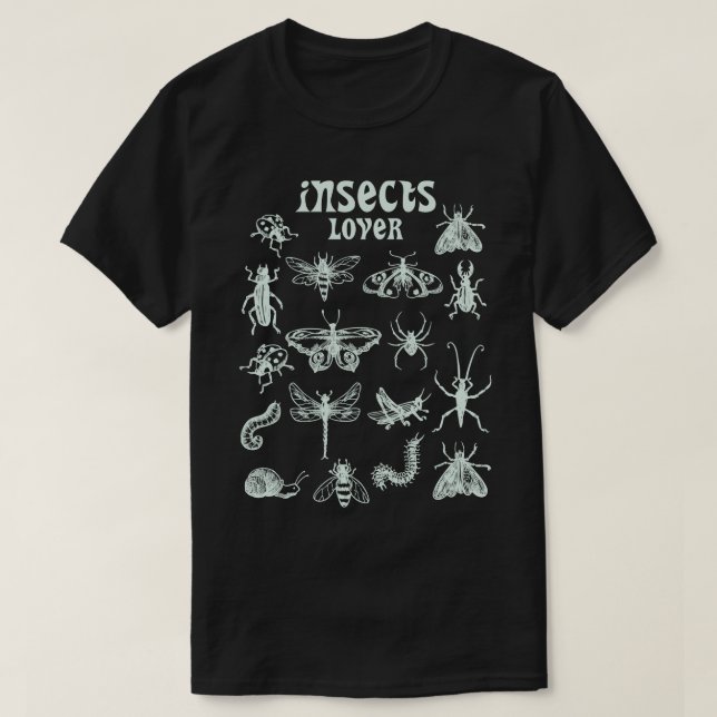Insektenliebhaber T-Shirt (Design vorne)