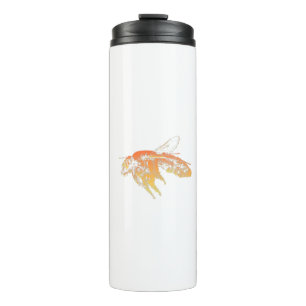 Insektenorange Thermosbecher