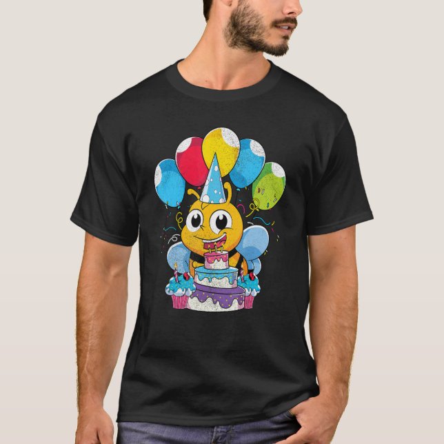 Insektentierbrauer Niedliche Biene T-Shirt (Vorderseite)