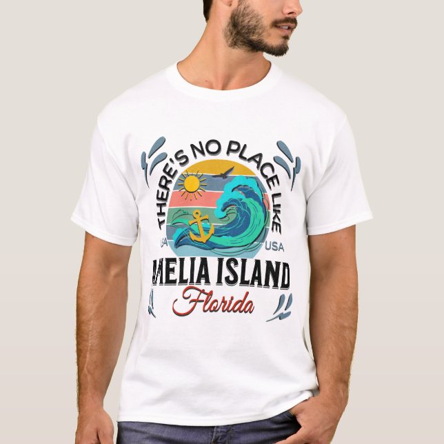 Insel Amelia, Florida T-Shirt (Vorderseite)