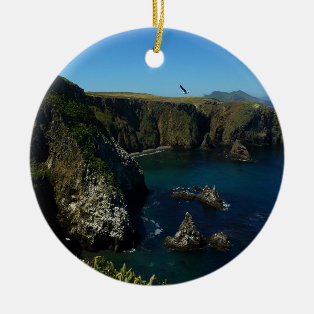 Insel Anacapa auf den Kanalinseln Keramikornament (Vorne)