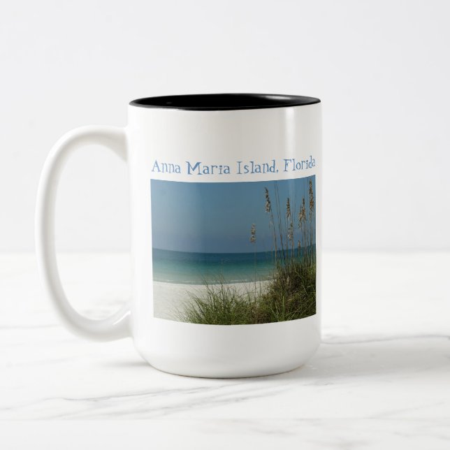 Insel Annas Maria, Florida., Golfansicht durch Zweifarbige Tasse (Links)