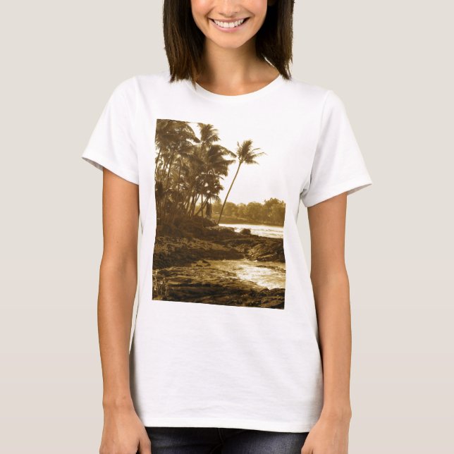 Insel-Ansicht T-Shirt (Vorderseite)