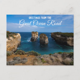 Insel Archway Great Ocean Road Australien Postkarte
