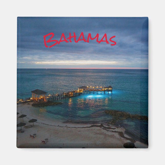 Insel Bahamas Night Magnet (Vorne)