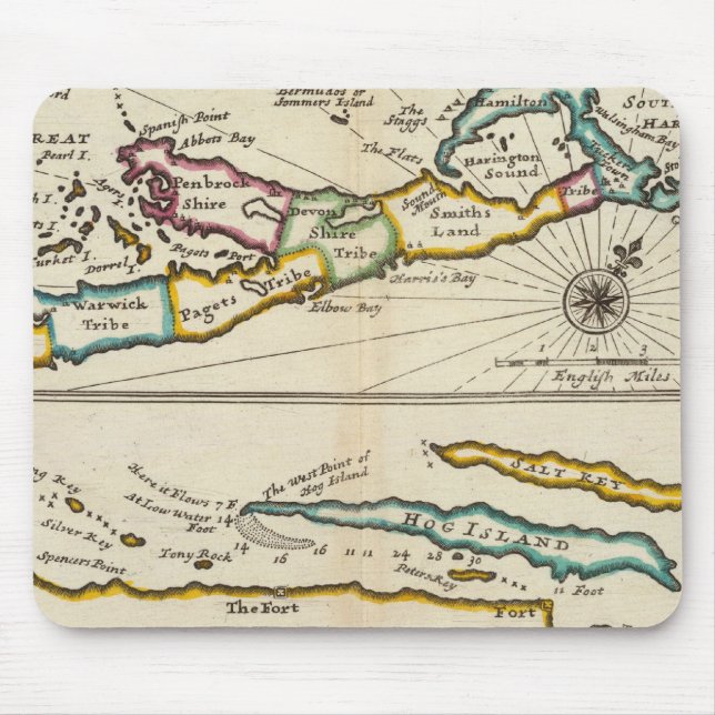 Insel Bermuda, Teil der Providence Island Mousepad (Vorne)
