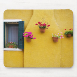 Insel Burano, Burano, Italien. Farbige Burano 3 Mousepad