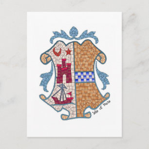 Insel Bute Coat of Postcard Postkarte