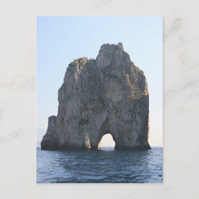 Insel Capri, Faraglioni Postkarte (Vorderseite)