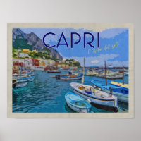 Insel Capri Italien Ausgefallene Vintage Reise