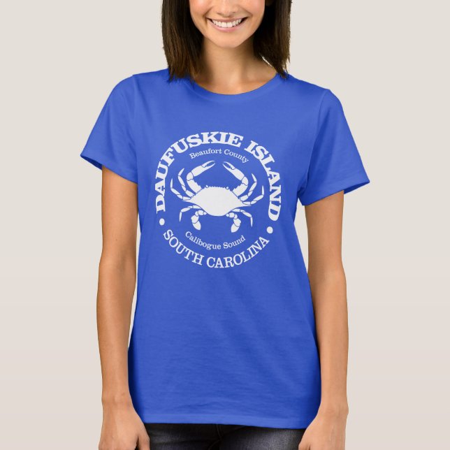 Insel Daufuskie (Krabbe) T-Shirt (Vorderseite)