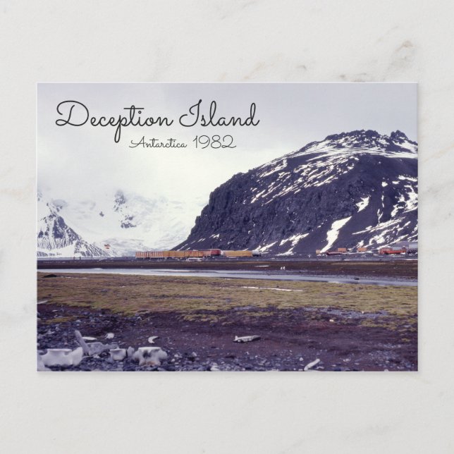 Insel der Antarktis-Täuschung Süd-Shetland-Inseln Postkarte (Vorderseite)