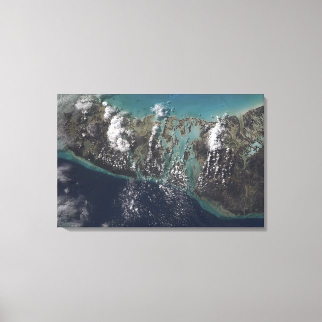 Insel der Bahamas-Andros 2 Leinwanddruck (Vorderseite)
