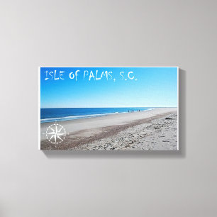 Insel der Palmen-Leinwand-Kunst Leinwanddruck