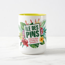 Insel der Paradieskiefer, Neues tropisches Kaledon Zweifarbige Tasse