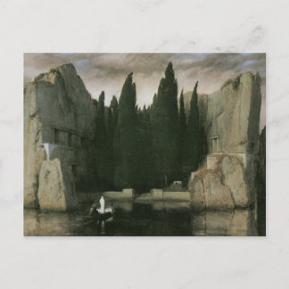 Insel der Toten, 1883 Arnold Bocklin Postkarte