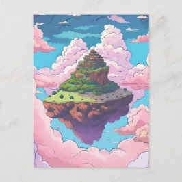 Insel der Wolken Postkarte