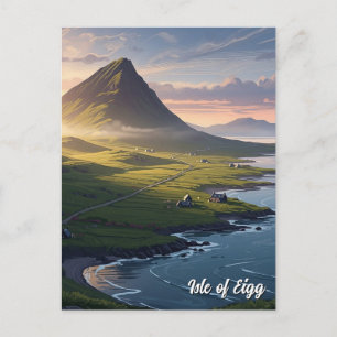 Insel Eigg, Schottland Reise Postkarte
