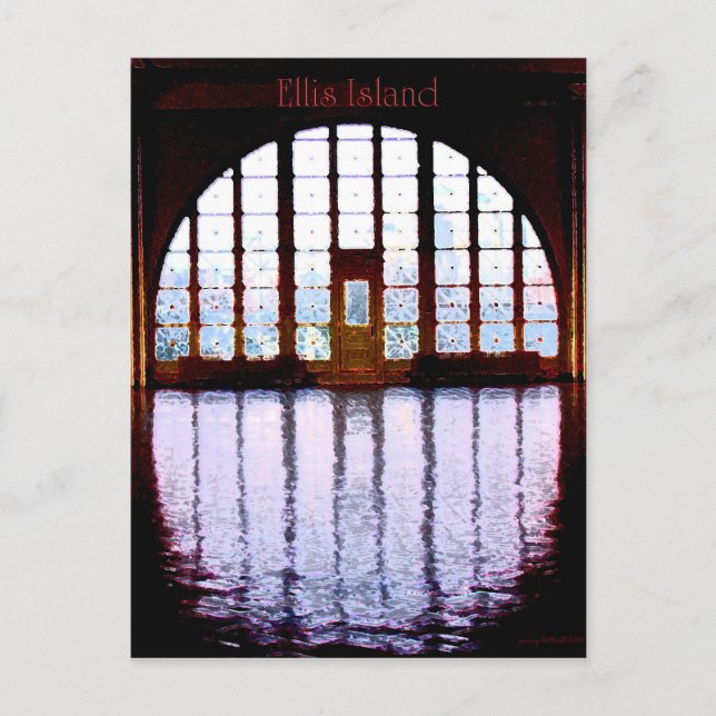 Insel Ellis I Postkarte (Vorderseite)