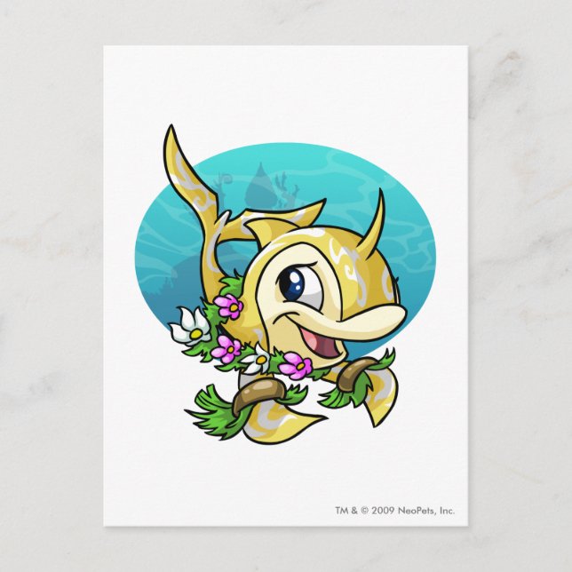 Insel Flotsam Postkarte (Vorderseite)