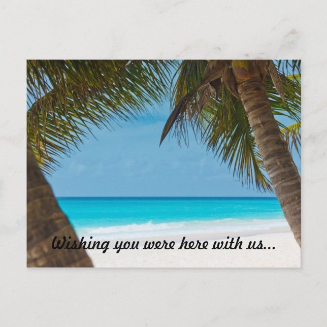 Insel Getaway Postcard Postkarte (Vorderseite)