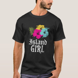 Insel Girl West Indies Karibik Urlaub T-Shirt