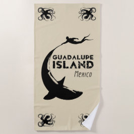 Insel Guadalupe Mexiko | Tauchen mit Haien Strandtuch