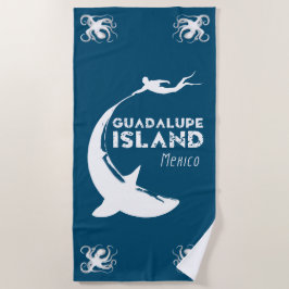 Insel Guadalupe Mexiko | Tauchen mit Haien Strandtuch